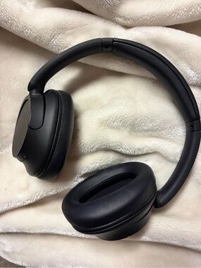 Sony Black Over-Ear Headphones - Cushioned Design